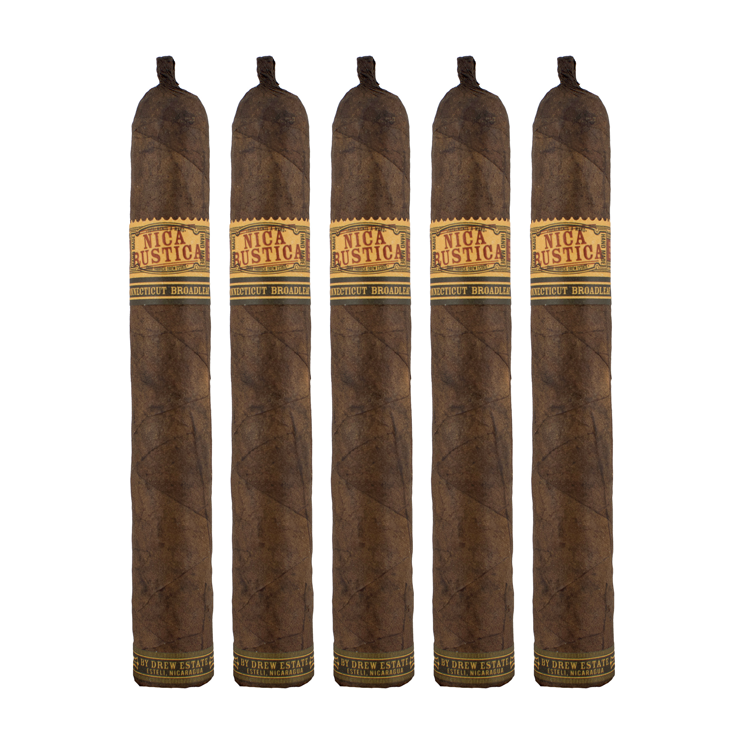 Nica Rustica El Brujito Toro Cigar - 5 Pack